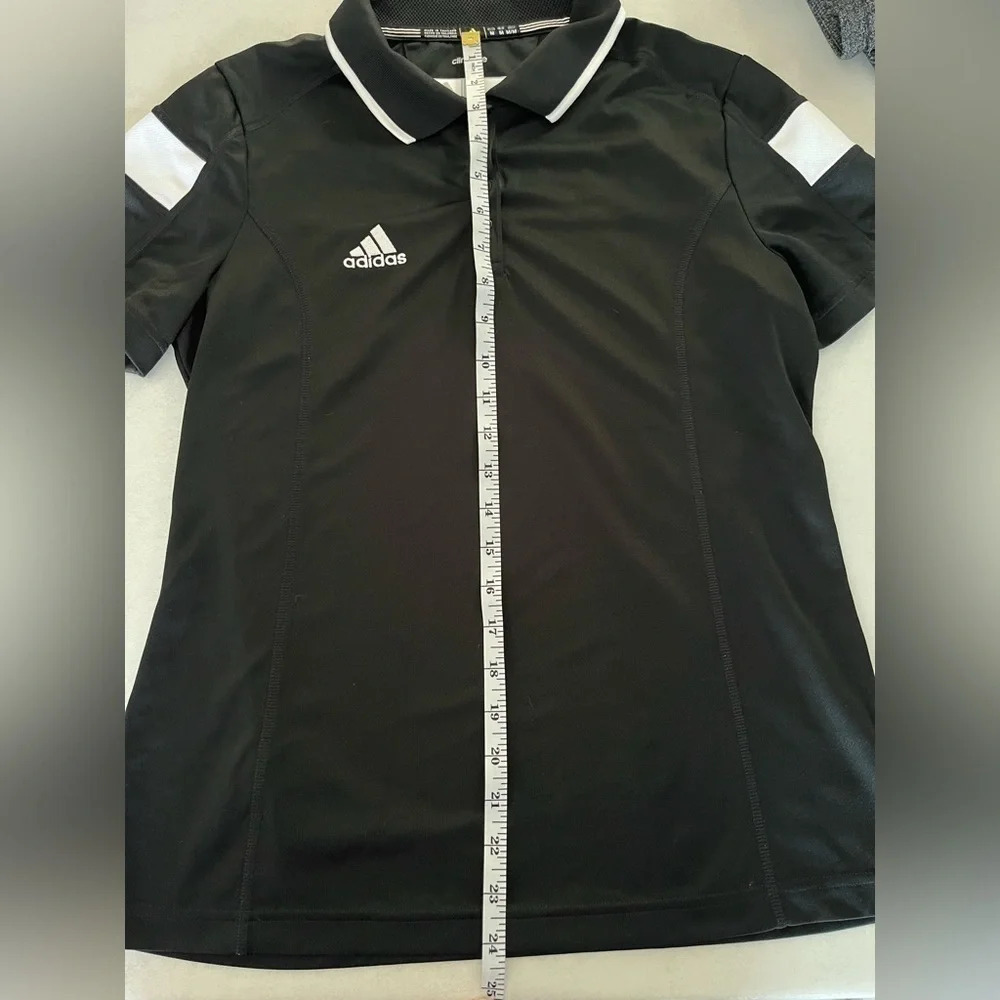 Adidas/💰2 FOR $10💰 Climalite/ Women’s Golf tee/ Black and white/ Size US M - Picture 9 of 9